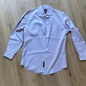 JOS A Bank tailored for button down shirt, never worn, stunning